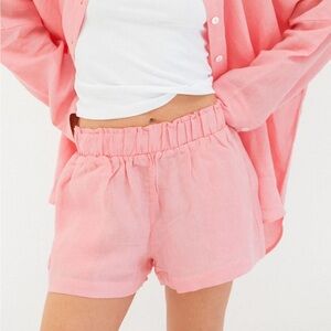 Solai the Label Linen Shorts